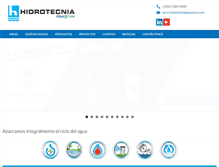 Tablet Screenshot of hidrotecnia.net